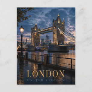 London United Kingdom Tower Bridge REALMS Postcard