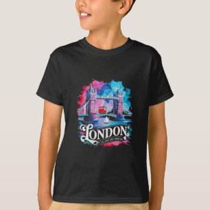 London United Kingdom Travel Vacation I Love Londo T-Shirt