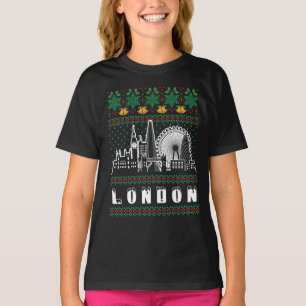 London United Kingdom Ugly Christmas T-Shirt