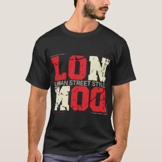 London-Urban-Street-Style-Text T-Shirt