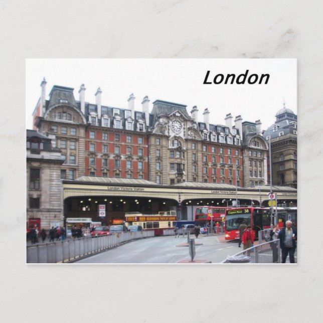 London--Victoria--station--[kan.k].JPG Postcard (Front)