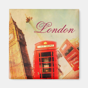 London vintage magnet