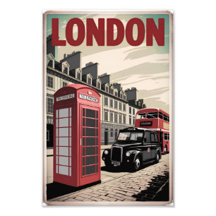 London vintage photo print