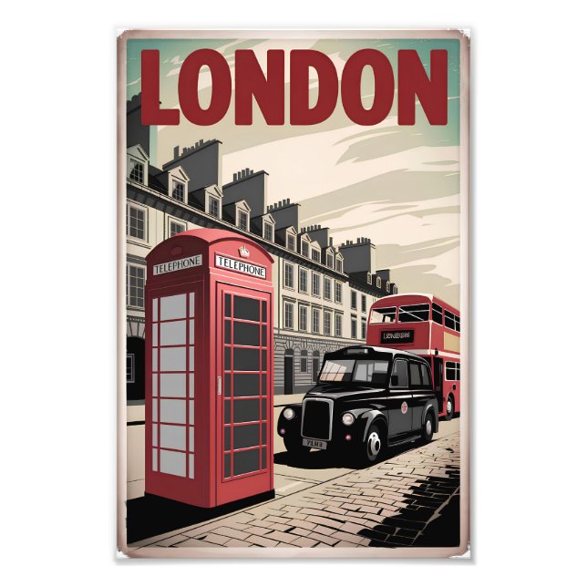 London vintage photo print (Front)