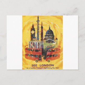 london vintage postcard