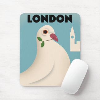 London Vintage style travel poster. Mouse Mat