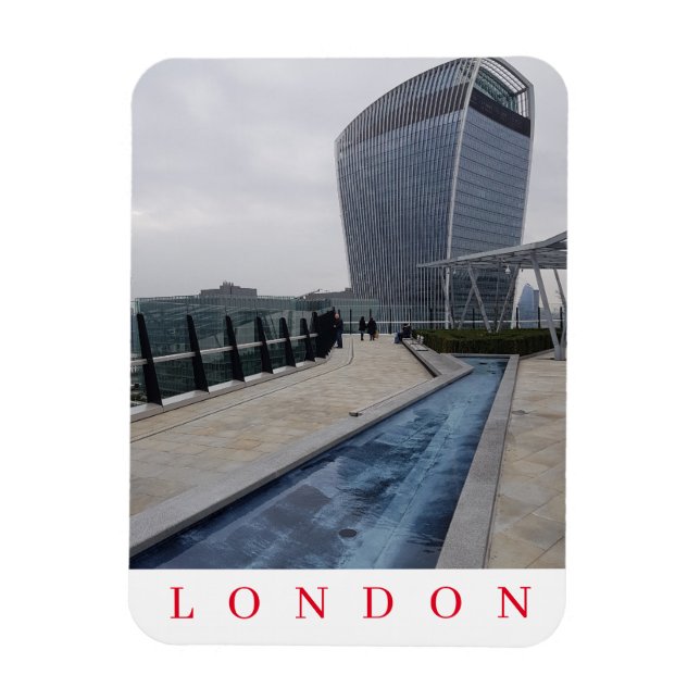 London Walkie Talkie fridge magnet (Vertical)
