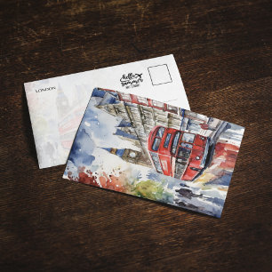 London Watercolor Invitation