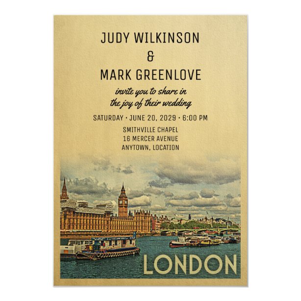 England Invitations Zazzle UK