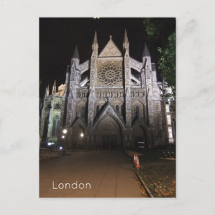 London - Westminster Abbey Holiday Postcard
