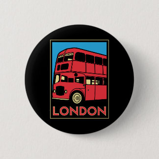 london westminster england art deco retro poster 6 cm round badge