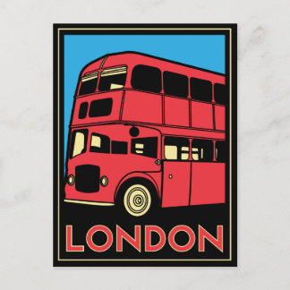london westminster england art deco retro poster postcard