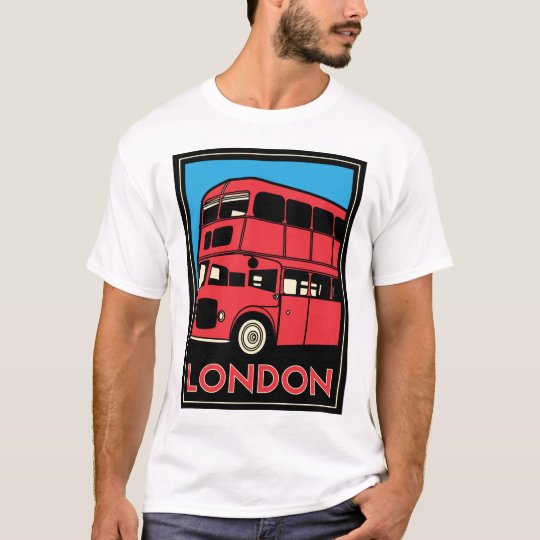 london westminster england art deco retro poster T-Shirt