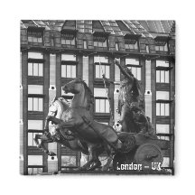 London, Westminster, Statues (Fridge Magnet)