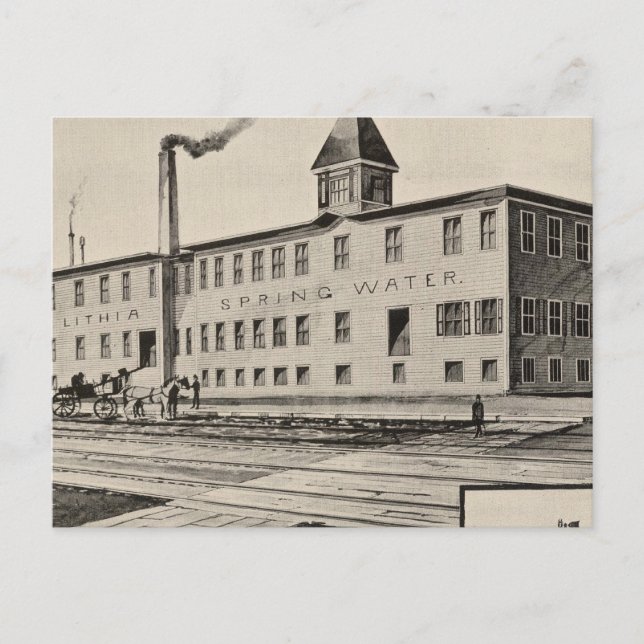 Londonderry Lithia Spring Water Co Postcard (Front)