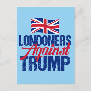 Londoners Against Trump Postcard
