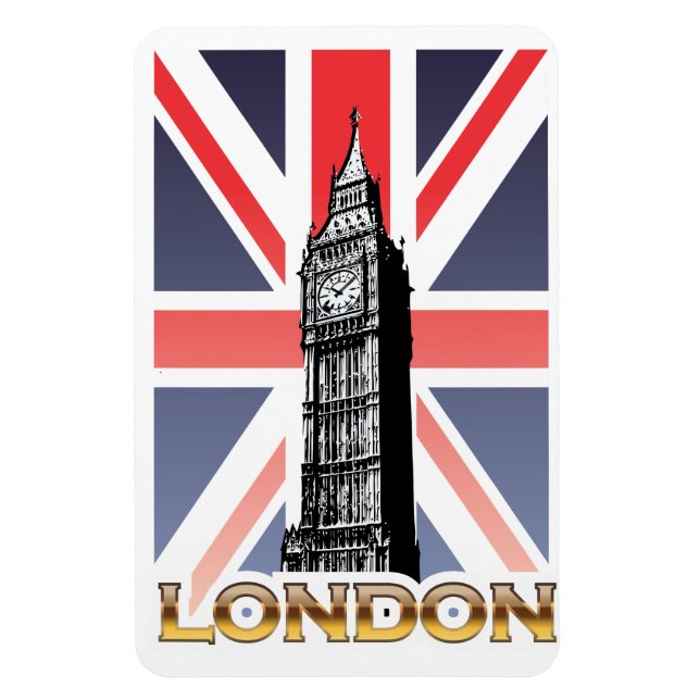 London's Big Ben Magnet (Vertical)