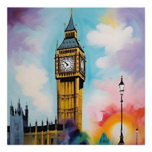 London's Big Ben Poster