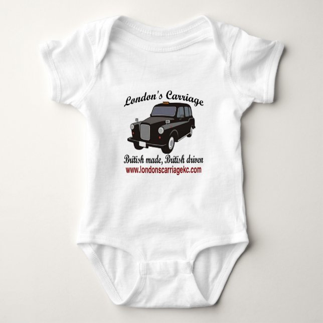 London's Carriage Baby Bodysuit (Front)