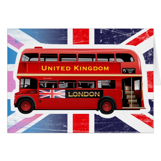 London's Famous Red Bus (Front Horizontal)