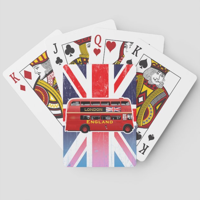 London's Famous Red Bus Playing Cards (Back)
