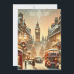 London's Festive Splendour - Vibrant Christmas Car Holiday Card<br><div class="desc">Celebrate the holiday season with our "London's Festive Splendour" Christmas card, a vivid tribute to the heart and soul of the UK's capital. This card bursts with life, showcasing London's iconic landmarks - the Tower Bridge, Big Ben, and the London Eye - all radiantly illuminated with festive cheer. Adding to...</div>