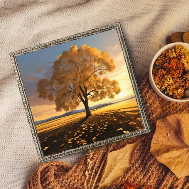 Lone Autumn Tree: A Touch of Tranquillity Photo Print (Creator Uploaded)