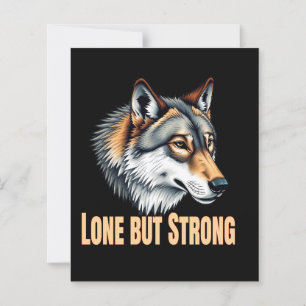 Lone But Strong Wolf