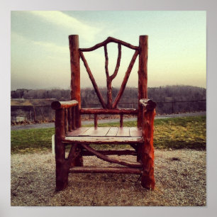 Lone Chair Poster