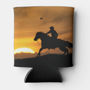 Lone Cowboy Beer Cosy Cup Can Cooler