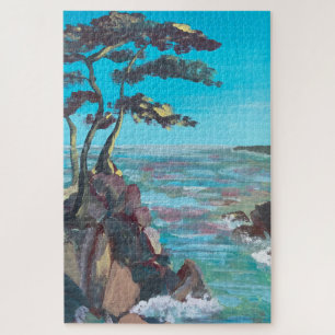 Lone Cypress  Jigsaw Puzzle