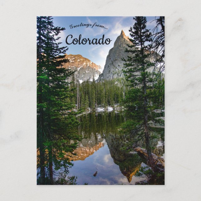 Lone Eagle Peak Colorado Postcard (Front)