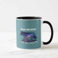Lone Galaxy Wolf Silhouette (wild universe)