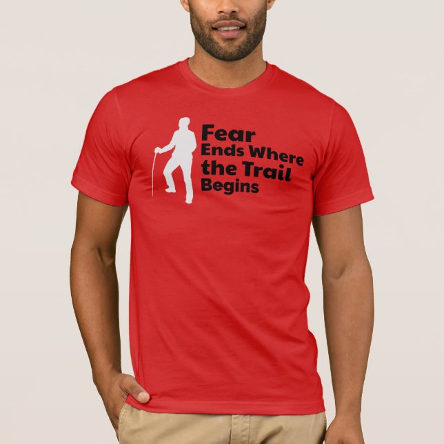 Lone Hiker Silhouette – Trail Tested Tee (Front)