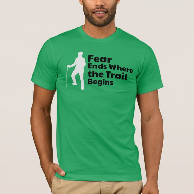 Lone Hiker Silhouette – Trail Tested Tee (Front)