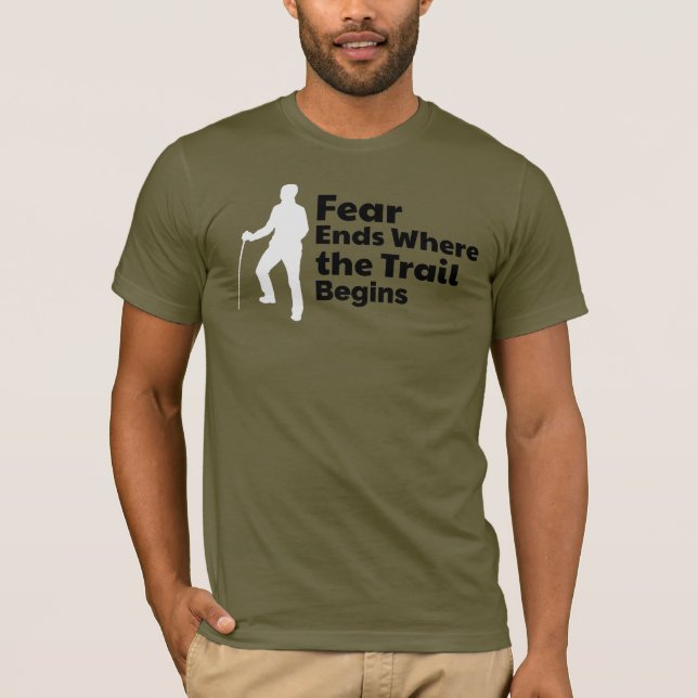 Lone Hiker Silhouette – Trail Tested Tee (Front)