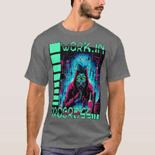 Lone Innovator A CyberPunk Design That Illustrates T-Shirt