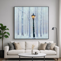 Lone Lamppost - Melancholy Art Design