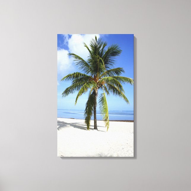 Lone Palm Canvas Print (Front)