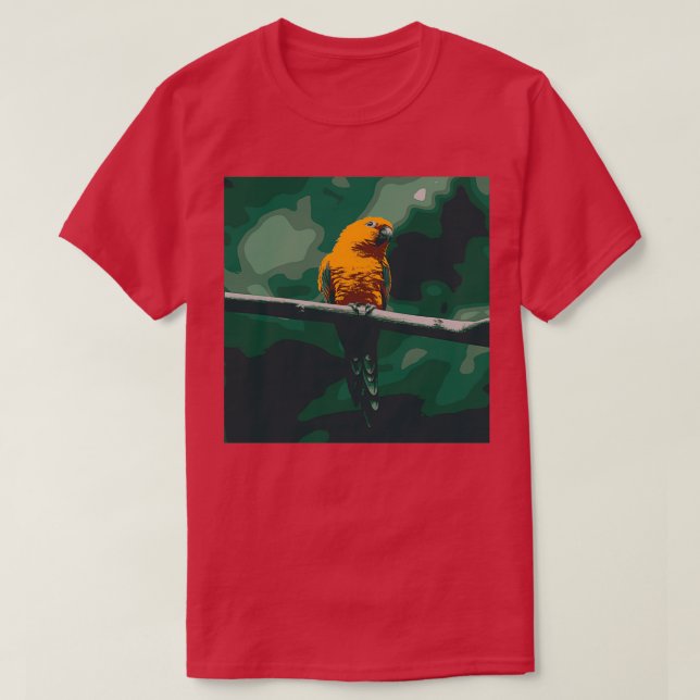 Lone Parrot T-Shirt (Design Front)