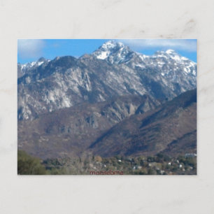 Lone Peak Mountain Utah 2012 post card