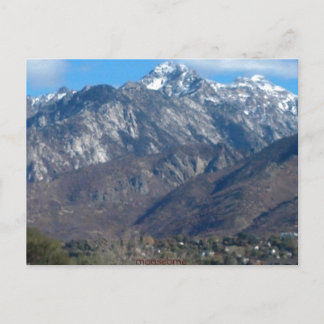 Lone Peak Mountain Utah 2012 post card