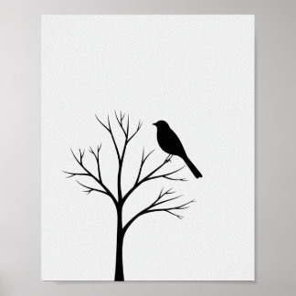 Lone Perch Poster