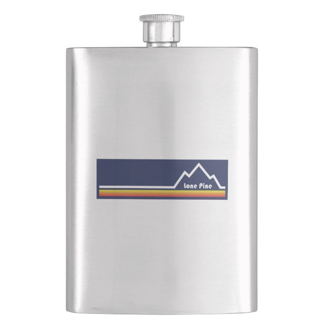 Lone Pine, California Hip Flask (Front)