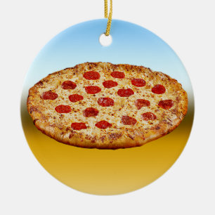 Lone Pizza - multi products Ceramic Tree Decoration