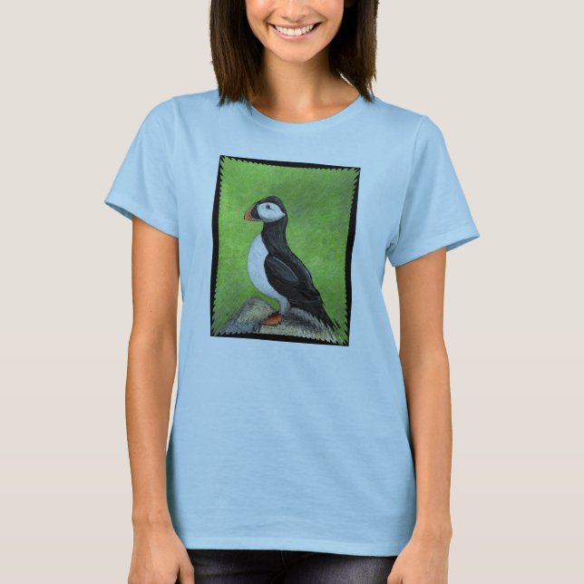LONE PUFFIN - birdie t-shirt (Front)