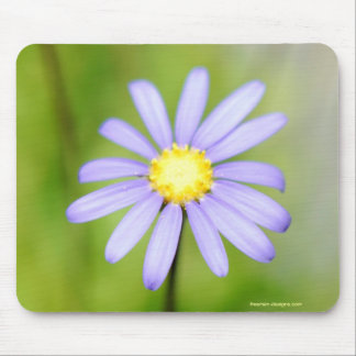 Lone Purple Flower Mouse Mat