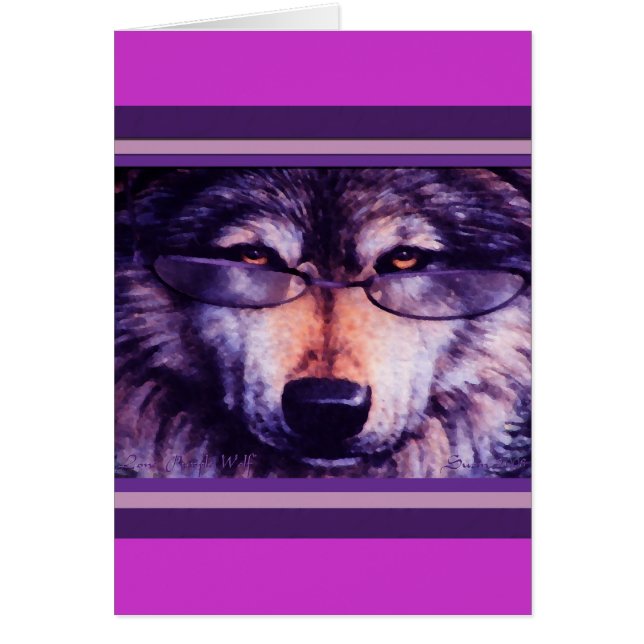 Lone Purple Wolf (Front)