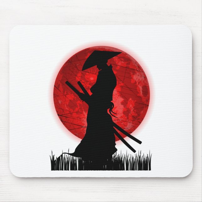 Lone Samurai Mouse Mat (Front)