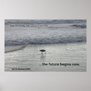 Lone Sandpiper Print (Personalise)
